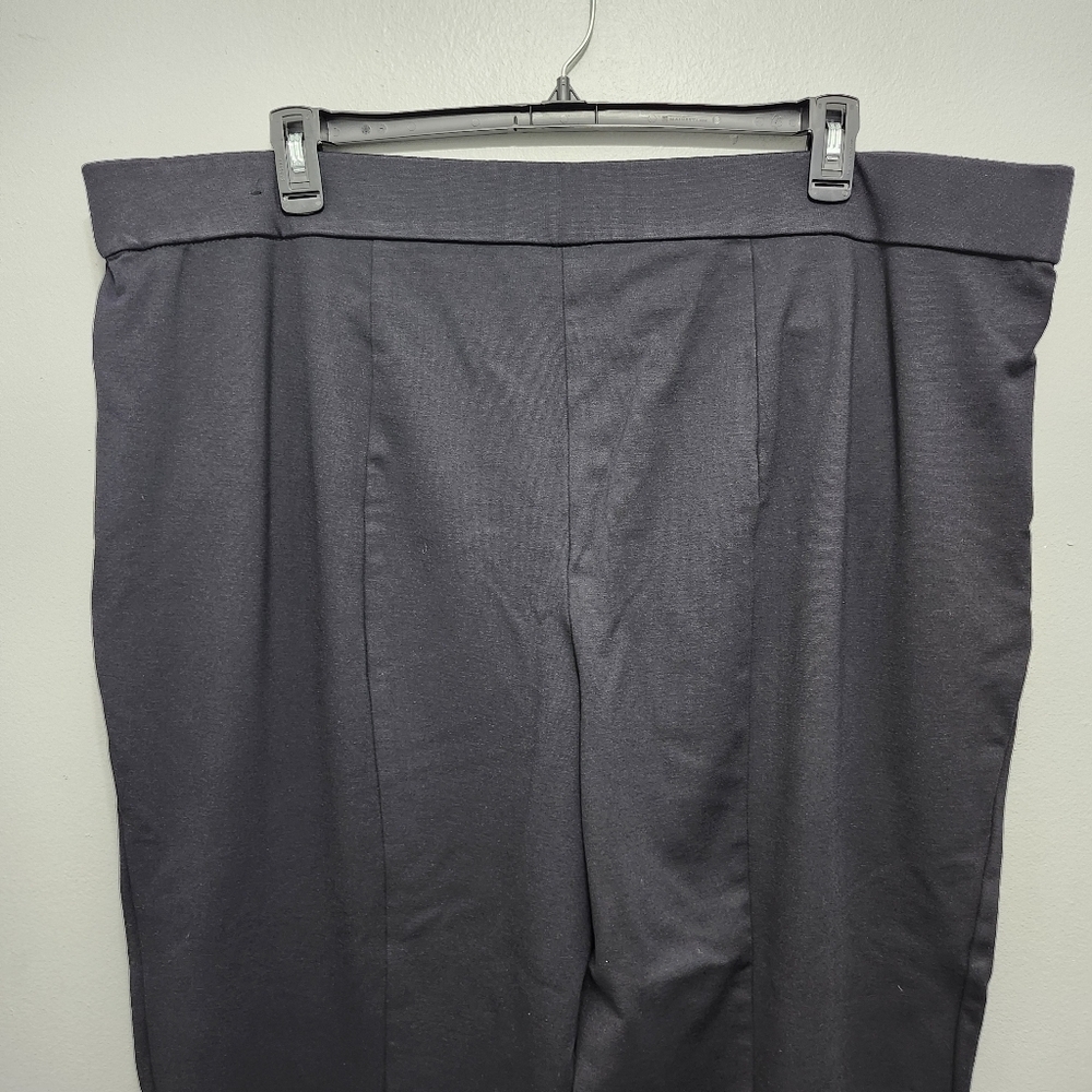 Lane Bryant women's elastic waist Pull-On pants size 26/28 black long - Picture 6 of 7